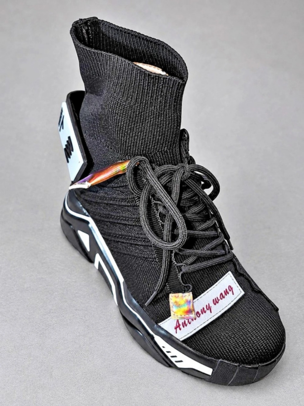 Anthony Wang Damson-03 Black & White US 8 New Without Box